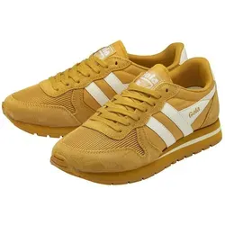 Gola Damen Turnschuhe Daytona 88 Sonnenweiß - 40 EU - Sneaker für Damen in Sonnenweiß, ideal für den Alltag mit bequemem Textil- und Wildleder-Obermaterial und rutschfester Gummisohle.