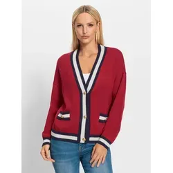 heine Strickjacke Strickjacke rot 44