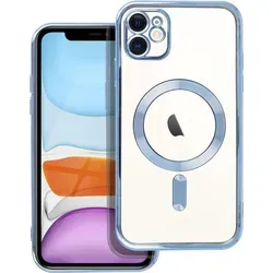 Case passend für iPhone 11 Electro Mag Cover kompatibel mit MagSafe blue - Blau