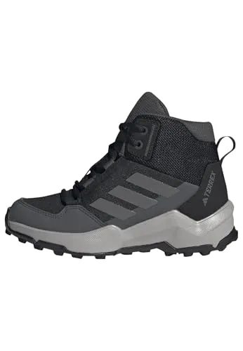Adidas Terrex Ax4r Mid Wanderschuh Kinder - schwarz - Wanderschuhe für Kinder, ideal für Abenteuer in der Natur mit optimalem Grip, Komfort und aus 20% recycelten Materialien für eine nachhaltige Wahl.