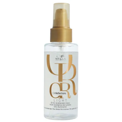 Wella Oil Reflections Light Luminous Reflective Oil - Haaröle & -seren: Leichtes Finish-Öl für feines bis mittleres Haar, das sofortigen Glanz verleiht und die Haarstruktur geschmeidig macht.