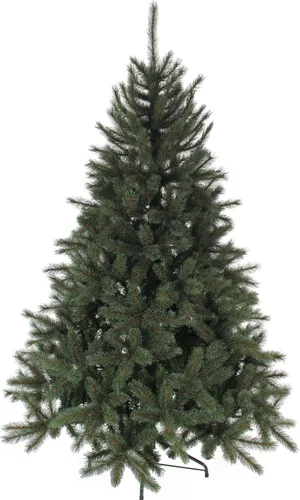 Black Box Trees Toronto Deluxe Künstlicher Weihnachtsbaum – H155 x Ø114 cm – Grün - Künstlicher Weihnachtsbaum mit vollem Erscheinungsbild – 608 Tannenzweige für eine prächtige Dekoration. Einfaches Aufstellen durch praktisches Klicksystem. Ideal für jedes Zuhause mit kompakten Maßen.
