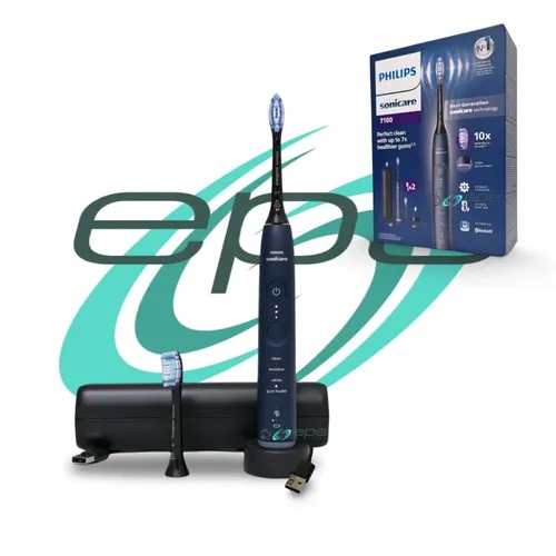 Philips NEXT GENERATION SONICARE HX7423/01 Schallzahnbürste - Elektrische Zahnbürste mit Bluetooth-Konnektivität und mehreren Reinigungsmodi für optimale Mundpflege. Inklusive Ersatzköpfen und Reiseladegerät.