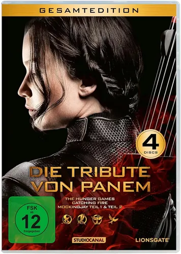 Die Tribute von Panem Gesamtedition | 4DVD | FSK 12 | NEU+OVP