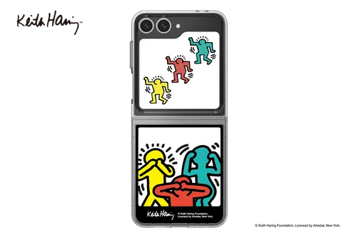 Samsung Slash B Slash Keith Haring Flipsuit Card für das Galaxy Z Flip6