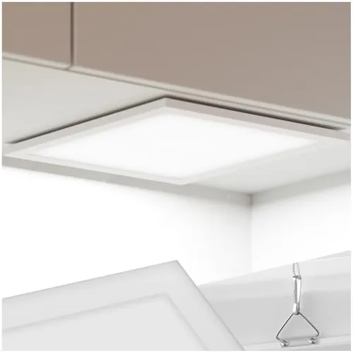 tectake LED-Paneel Deckenleuchten, verschiedene Größen - Moderne Lampen in Weiß, energieeffizient mit 1400 lm Lichtstrom, ideal für stilvolle Beleuchtung in Wohnräumen.
