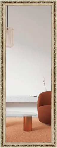 nielsen HOME Wandspiegel Francesca, Gold, Holz, ca. 50x150 cm - Dekorative Wandspiegel: Der elegante Francesca Holzspiegel ist korrosionsbeständig und 100% Made in Germany – ein stilvolles Highlight für Ihr Zuhause, leicht zu montieren.