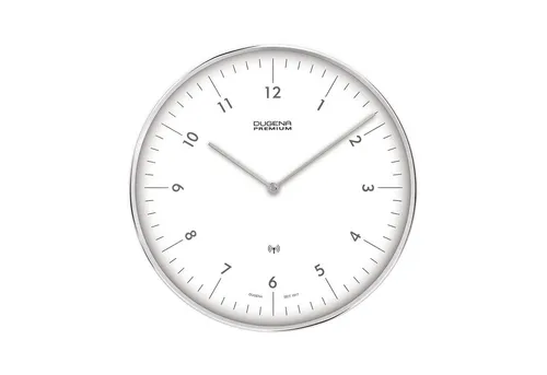 Dugena Funkwanduhr DUGENA Funk-Wanduhr Dessau 7000998 - Wohnaccessoires, edel und klassisch im reduzierten Design mit automatischer Uhrzeitumstellung für zeitlose Eleganz in jedem Raum.