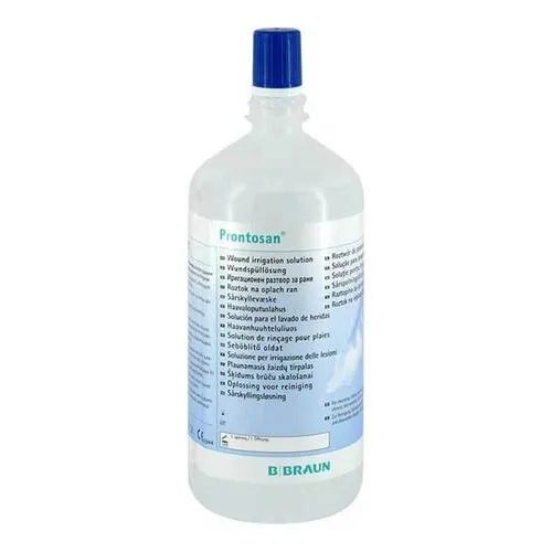 Prontosan Wundspüllösung 1000 ml - Desinfektion für die effektive Reinigung und Befeuchtung von akuten und chronischen Wunden, unterstützt die Wundheilung und verhindert die Bildung von Biofilm.