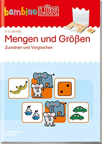 bambinoLÜK: 3/4/5 Jahre Mengen, Größen vergleichen (bambinoLÜK-Übungshefte: Vorschule)