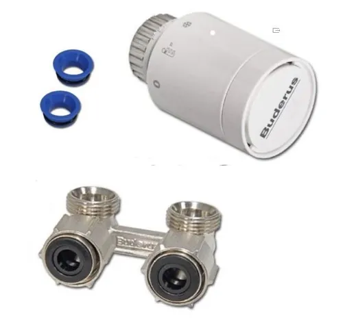 Thermostatkopf Set mit Zweirohrarmatur für VC/VCM HK 7739602313 - Heizkörper Thermostatkopf Set, sorgt für präzise Temperaturregelung und Energieeinsparung in Ihrem Zuhause.