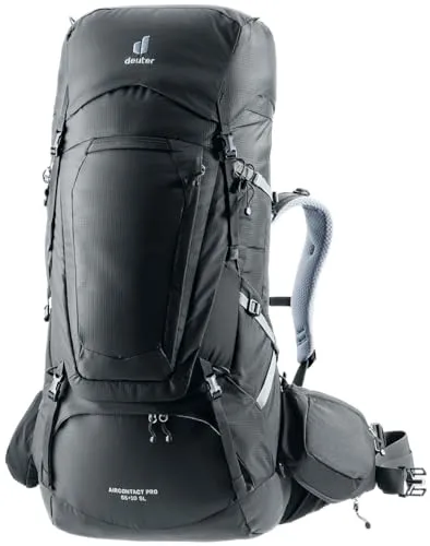 Deuter Aircontact Pro 65+10 SL Graphite - Trekkingrucksack - Robuster Trekkingrucksack mit 65 Litern Volumen, modularer Passform und Daypack-Funktion für optimale Flexibilität und Komfort beim Wandern.