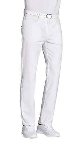 Leiber Herren Hose weiß 12/8302/01 - Hochwertige Herrenhose aus Deutschland, ideal für den professionellen Einsatz und höchsten Tragekomfort.