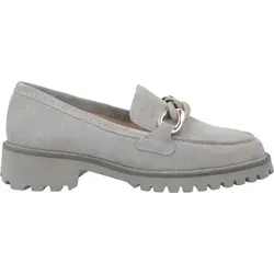 ARA Damen Kent Trotteure Moon, 41.5 EU Schmal - Damen-Schnürhalbschuhe aus hochwertigem Wildleder mit komfortablem Leder-Innenmaterial und blockabsatz für stilvolle Eleganz und Bequemlichkeit.