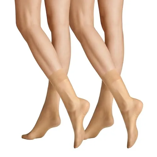 Hudson Damen Söckchen Simply Shine 15 2-Pack soft 15 DEN Skin 0014 39-42