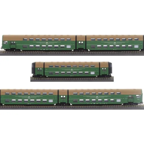 Kres 52004311 5-tlg. Doppelstock-Gliederzug DGBgq Sputnik DR Ep. IV digital TT