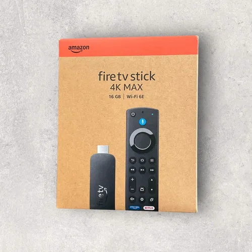 AMAZON Fire TV Stick 4K Max (2. Gen.) - Streaming-Stick mit 4K Ultra HD, blitzschnelle App-Starts und Dolby Vision Unterstützung