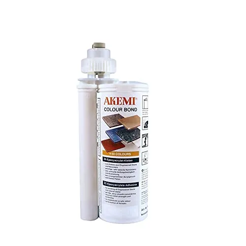 Akemi Colour Bond Farbkleber 250ml, braun CC 2030 – 2-Komponentenkleber für nahtlose Verklebungen - Der Akemi Colour Bond Farbkleber bietet hohe Klebekraft und ist ideal für Kunststein, Naturstein- und Keramikplatten im Innenbereich. Mehr als 50 Farben garantieren unsichtbare Klebefugen. Einfaches Dosieren dank Kartuschensystem.