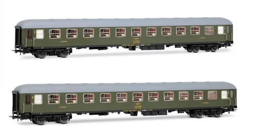 Electrotren HE4036 RENFE 2-unit pack BBL-8100 couchette coaches Spur H0