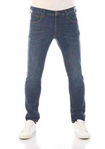 Lee Jeans Herren Stretch Slim Tapered Fit Luke Jeanshose Denim Black w30 - Moderne Tapered Fit Jeans für Herren mit schmal zulaufendem Bein. Hochwertige Baumwollmischung sorgt für Tragekomfort und Pflegeleichtigkeit. Ideal für Alltag und Freizeit, erhältlich in mehreren Größen und Farben.