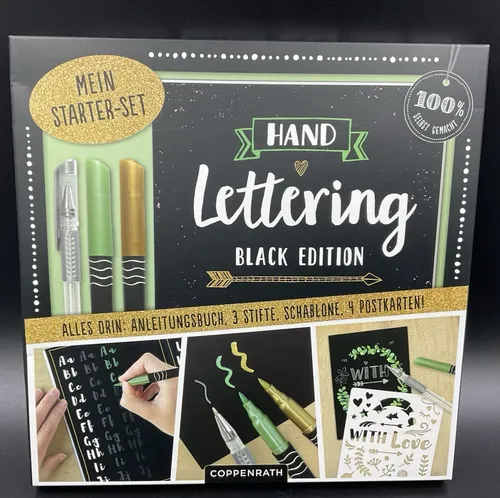 Hand lettering black edition