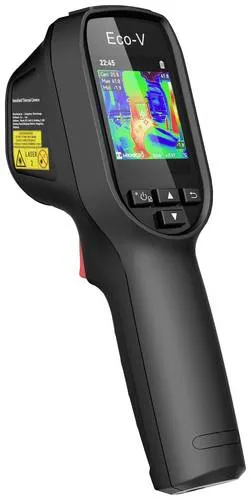HIKMICRO Eco-V Tragbare Wärmebildkamera - Ortungsgeräte mit Laserzeiger und Doppelkamera für präzise Wärmebildanalyse. Ideal für professionelle Anwendungen und einfach zu bedienen.