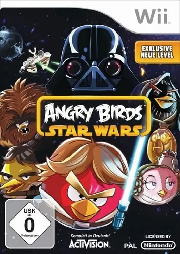 Angry Birds Star Wars - Nintendo Wii: - Spaßiges Actionspiel mit intergalaktischen Vögeln, ideal für Familien und Freunde, um gemeinsam zu spielen und Herausforderungen zu meistern.