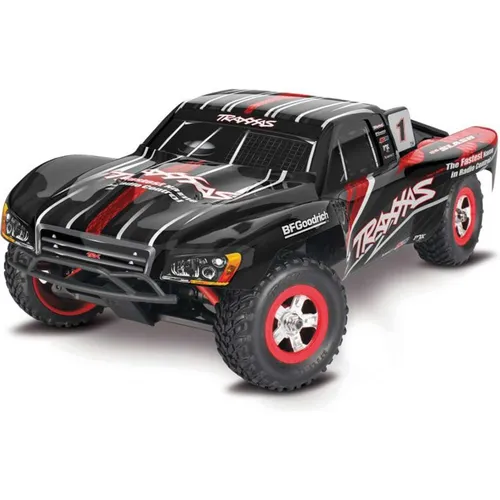 Traxxas 70054-8 Slash 4x4 1/16 Short-Course RTR - schwarz - RC-Modelle, Maßstab 1:16, perfekt für Einsteiger und erfahrene Fahrer, inklusive Akku und USB-Lader für sofortigen Fahrspaß!