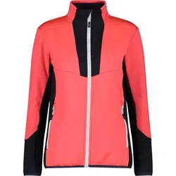 CMP Damen Grid Tech Unlimitech Stretch-Fleece, Gr. 42 - Funktionsjacke mit hoher Atmungsaktivität und sportlichem Design, ideal für Outdoor-Aktivitäten. Reißverschluss mit winddichtem Einsatz und praktische Taschen bieten Funktionalität und Komfort.