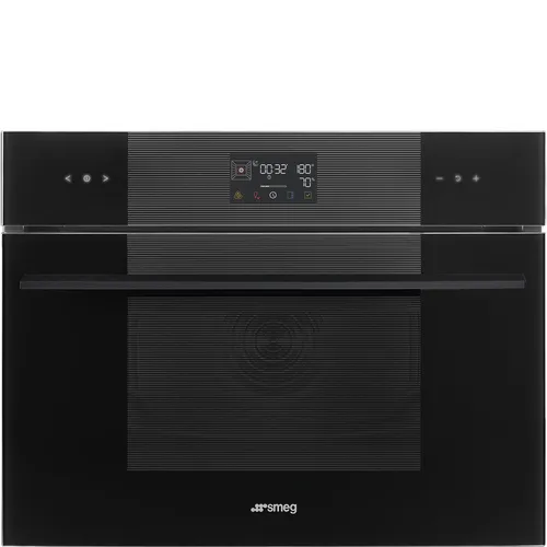 FOUR COMPACT SO4102S3B3 NOIR INTENSE - Kompakter Backofen mit 41 Litern Volumen, Umluft- und Dampf-Funktion. Ideal für vielseitiges Kochen, mit einfacher Vapor Clean Reinigung und temperierter Tür für optimale Wärmeverteilung.