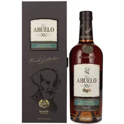 Ron Abuelo Finish Collection Oloroso 15 Jahre Rum - Premium Rum aus Panama, gefinished in Sherry-Fässern für ein einzigartiges Geschmackserlebnis mit süßen und nussigen Aromen – ideal zum pur genießen oder auf Eis.