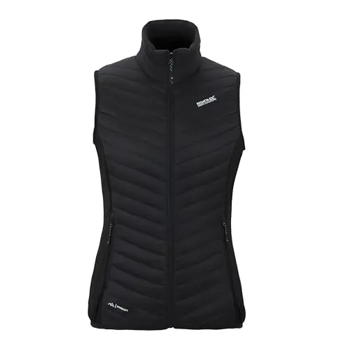 Regatta Hybridweste "Anderson" in Schwarz - 36 - Funktionsjacke, wasserabweisend und schnelltrocknend, ideal für aktive Outdoor-Aktivitäten mit Wärmeisolierung und praktischen Reißverschlusstaschen.