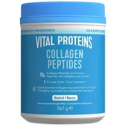 Vital Proteins Collagen Peptides - Nahrungsergänzungsmittel für schöne Haut, Haare und Nägel mit hochbioverfügbarem Kollagen Typ I und III, geschmacksneutral und ideal zum Einrühren in Getränke.