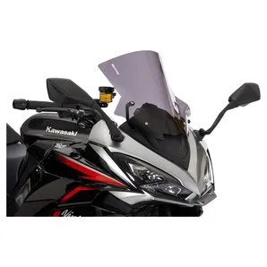 Bodystyle Racing-Scheibe Stark getönt für Kawasaki Ninja 1000 SX - Verkleidungsscheiben - Hochwertige Racing-Scheibe mit ABE, reduziert Winddruck und verbessert Fahrkomfort, exklusiv von Powerbronze gefertigt.