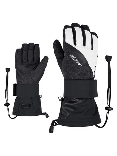 Ziener Skihandschuhe MILANA AS(R) LADY - Modische Damen-Skihandschuhe mit ergonomischen Protektoren, wasser- und winddicht dank AQUASHIELD® Membran. Ideal für den Wintersport und bietet optimalen Tragekomfort.