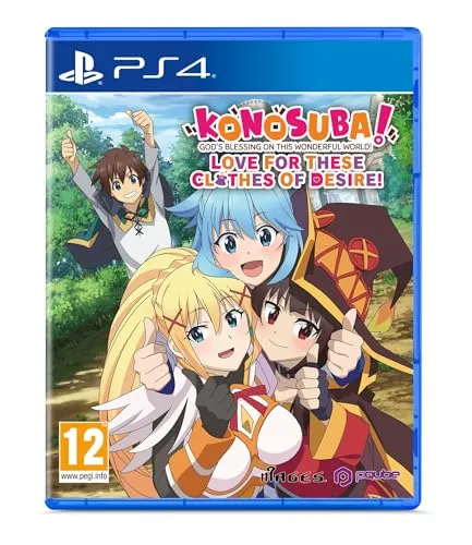 Konosuba! Gods Blessing on this Wonderful World! - PS4 [EU Version] - Isekai-Komödie für PS4 mit Kazuma und seinen einzigartigen Begleiterinnen. Erlebe spannende Entscheidungen und Ressourcenmanagement in einer humorvollen Visual Novel.
