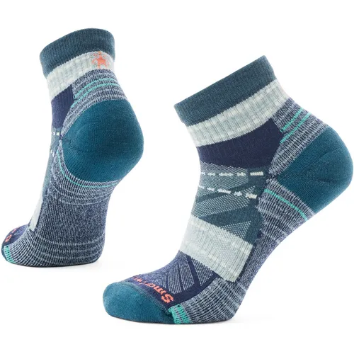 Smartwool Damen Hike Light Cushion Merino Wool Margarita Knöchelsocken - Sportsocken mit Indestructawool-Technologie für hohe Haltbarkeit und optimalem Komfort, ideal für jedes Abenteuer. Das 4-Grad-Elite-Fit-System sorgt für eine perfekte Passform.