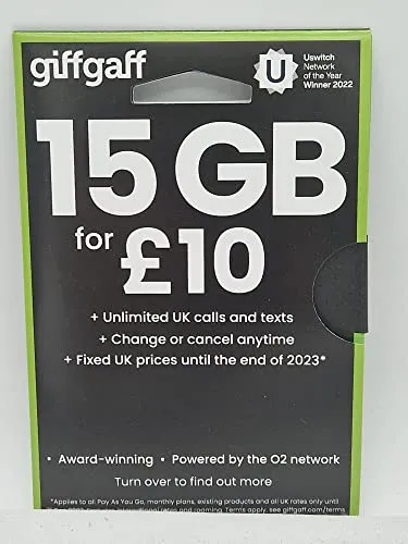 Giffgaff SIM-Karte Mehr Details zu Produkten