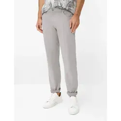 Brax Herren Five-Pocket-Hose Style CADIZ PLATIN, hellgrau, Gr. 40/30 - Leichte Five-Pocket-Hose im modernen Straight Fit, ideal für lässige Outfits und den Alltag.