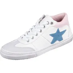 Däumling Sportliche Schnürschuhe für Mädchen – Weiß – 34 EU - Langlebige Halbschuhe aus hochwertigem Leder mit weicher Gummisohle für optimalen Komfort und Abrollverhalten. Ideal für jeden Tag und modisch kombiniert!
