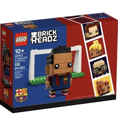 LEGO BrickHeadz FC Barcelona Fußball Go Brick Me 40542 - NEU & OVP - LEGO Komplette Sets & Packs, 530 Teile, umgestaltbar und ideal für FC Barcelona Fans und Sportliebhaber.
