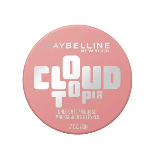 MAYBELLINE NEW YORK CloudTopia mattes Rouge 09 Dreamy Dawn - MAYBELLINE NEW YORK CloudTopia, 5 g, Rouge für Damen, ideal zum Modellieren und Akzentuieren Ihrer Wangen. Verleiht einen natürlichen Farbton und lässt sich mühelos auftragen.