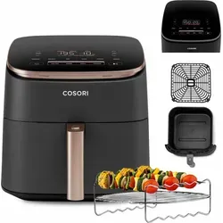 Fettfreie Friteuse Cosori Turbo Blaze 6L 1725W - 9 Led-Programme - Schwarz