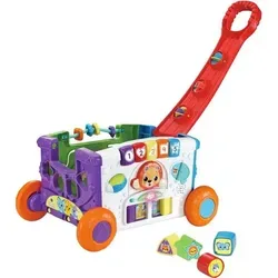 Vtech® Lernspielzeug Mein erster Bollerwagen - Buntes Lernspielzeug mit Licht- und Soundeffekten, ideal für Kinder ab 12 Monaten, fördert spielerisch die motorischen Fähigkeiten.