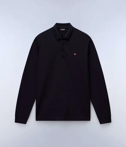 Napapijri Ealis L/S 1 Polo-Shirt Gr XXL blau - Hochwertiges langärmliges Polo-Shirt aus 100% Baumwolle in Blau, ideal für den Alltag. Komfort und Stil vereint für modebewusste Männer. Entdecken Sie weitere Angebote von Napapijri!