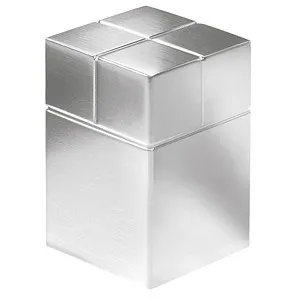 SIGEL C30 "Ultra-Strong" Magnete - 2er Set, silber - Hochwertige Magneten aus Metall mit starker Haftkraft, ideal für Büro und Haushalt.