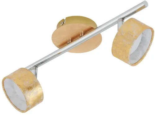Briloner LED Deckenleuchte, Wohnraumlampe, 10 Watt, 800 Lumen, IP20, goldfabig