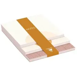 Clairefontaine Zettelblock Terracotta 10x14 cm, 90 Blatt - Hochwertiger Zettelblock im Terracotta-Design, ideal für kreative Notizen und Skizzen. Die warme Farbgestaltung fördert eine inspirierende Atmosphäre beim Schreiben.