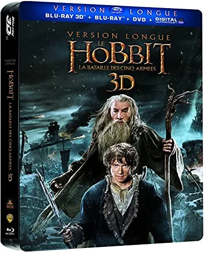 Le Hobbit : La Bataille des Cinq Armées [Version Longue 3D + Blu-Ray + DVD + Copie Digitale]