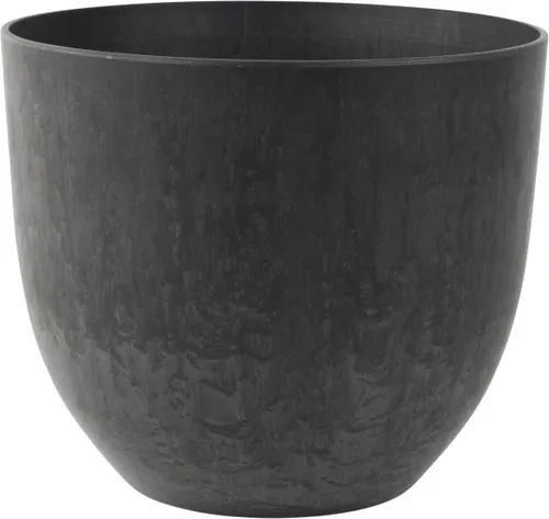 Artstone Pflanztopf Bola Ø33cm schwarz Ø 33 cm  Pflanzkübel